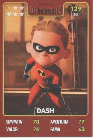 Cromo E001382: Trading Cards. Disney.Pixar. Los Increibles nº 129, Dash