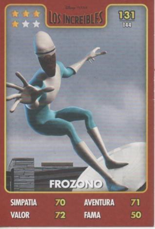 Cromo E001380: Trading Cards. Disney. Pixar. Los Increibles nº 131, Frozono