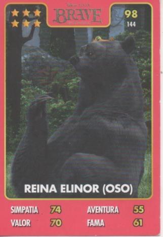 Cromo E001377: Trading Cards. Disney. Pixar. Brave nº 98, Reina Elianor (Oso)