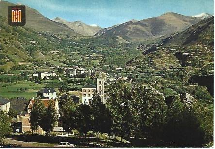 POSTAL L02275: Vista general de Erilavall, Lleida