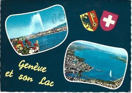 POSTAL L02246: Genova y su lago