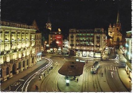 POSTAL L02229: Paradeplatz en Zurich