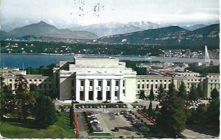 POSTAL L02233: Genova. Palacio de las Naciones