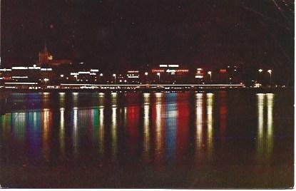 POSTAL L02238: Genova de noche