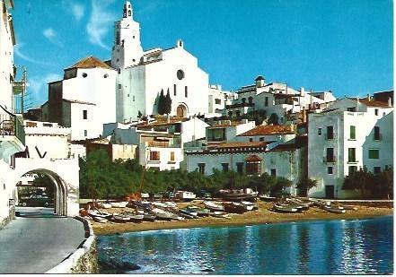 POSTAL L02326: Detalle de Cadaques. Iglesia