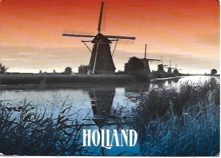 POSTAL L02335: Holanda. Molinos