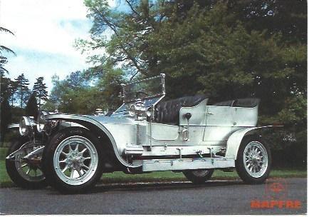 POSTAL PUBLICITARIA L02214: Mapfre. Coche clasico
