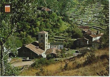 POSTAL L02288: Vista general de Baget, Girona