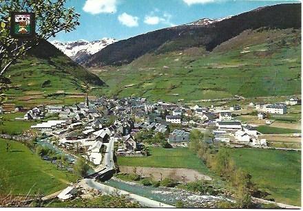 POSTAL L02294: Vista general de Viella, Lleida