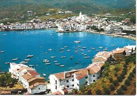 POSTAL L02295: Cadaques. Vista aerea panoramica