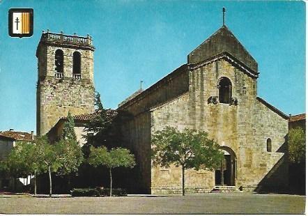 POSTAL L02124: Iglesia de Sant Pere en Besalu, Girona