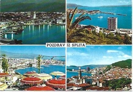 POSTAL L02081: Vistas de Split