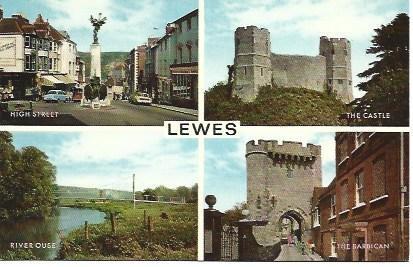POSTAL L02082: Vistas de Lewes
