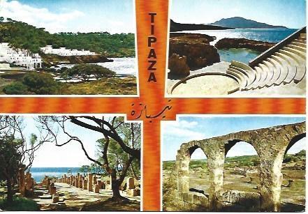 POSTAL L02098: Ruinas romanas de Tipaza. Argelia