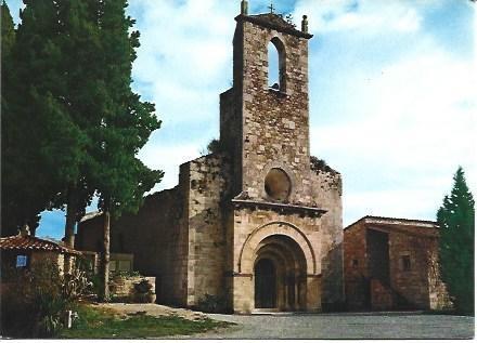 POSTAL L02100: Porqueres. Iglesia romanica