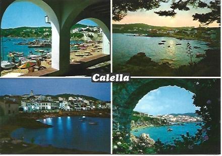 POSTAL L02103: Vistas de Calella de Palafrugell, Girona