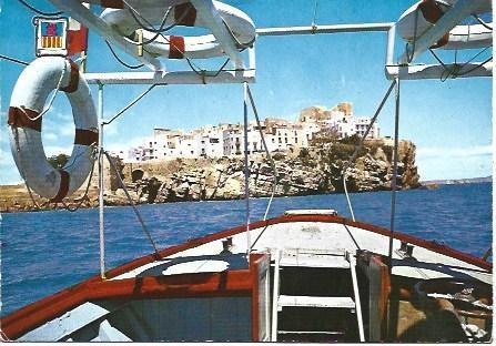 POSTAL L02104: Peñiscola. Vista desde el mar