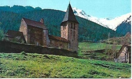 POSTAL L02146: Iglesia de Esconyou, Lleida