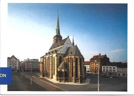 POSTAL L02205: Catedral de Plzen
