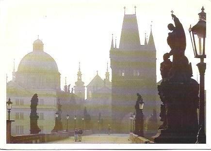 POSTAL L02177: Anochecer en Praga