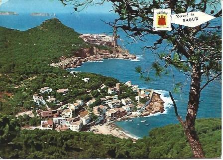 POSTAL L02149: Begur. Vista aerea