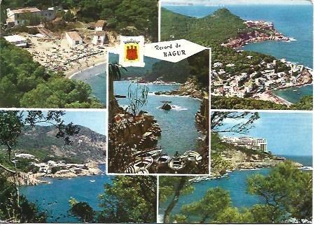 POSTAL L02157: Recuerdo de Begur, Girona