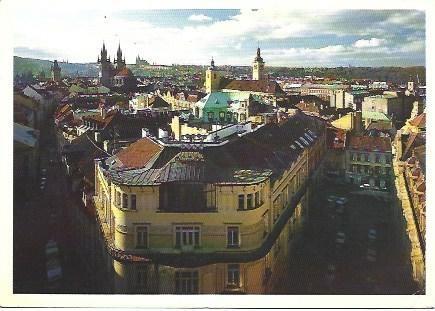 POSTAL L02166: Praga. Vista aerea