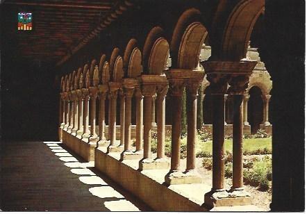 POSTAL L02522: Claustro en el Monasterio de Ripoll