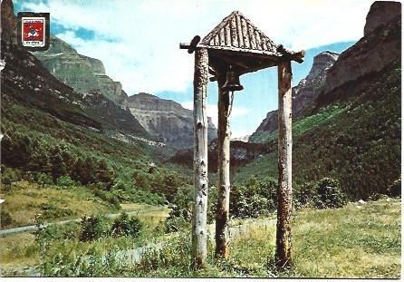 POSTAL L02542: Campana del refugio del Parque Nacional de Ordesa