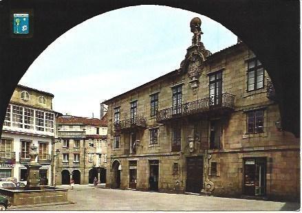 POSTAL L02543: Plaza del Toral en Santiago de Compostela