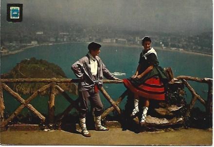 POSTAL L02547: Pareja de San Sebastian