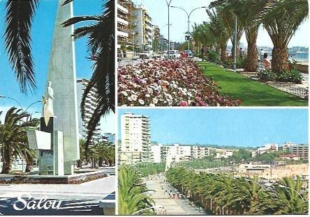 POSTAL L02509: Monumento a Jaime I en Salou