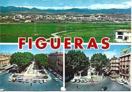 POSTAL L02517: Vistas de Figueres