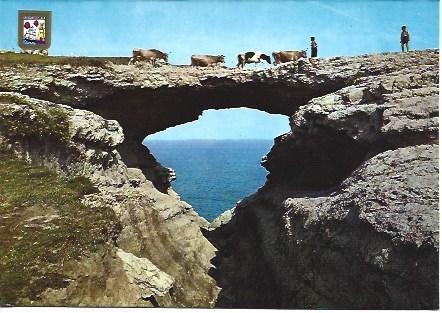 POSTAL L02592: Puente del Diablo en Santander
