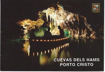 POSTAL L02596: Interior de las Cuevas dels Hams