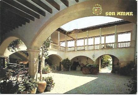 POSTAL L02606: Interior de Son Amar en Mallorca