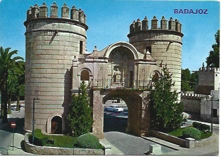 POSTAL L02610: Puerta Palma de Badajoz