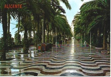 POSTAL L02574: Explanada de España en Alicante