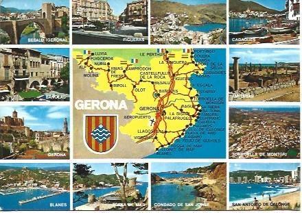 POSTAL L02388: Paisajes de Girona