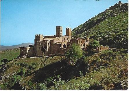 POSTAL L02390: Vista del Monasterio de Sant Pere de Roda