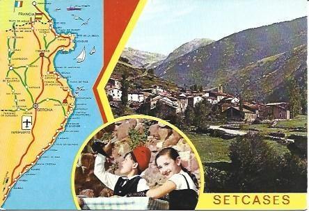 POSTAL L02391: Vistas de Setcases