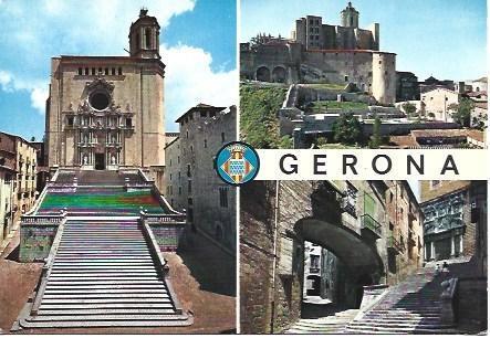 POSTAL L02348: Edificios de Girona