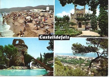 POSTAL L02369: Paisajes de Castelldefels