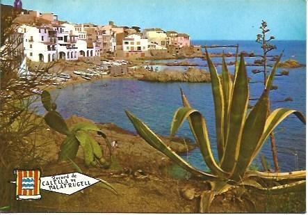 POSTAL L02371: Recuerdo de Calella de Palafrugell