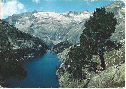 POSTAL L02484: Lago Negro de Boi, Lleida