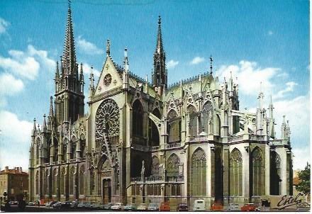 POSTAL L02473: Iglesia Saint Epvre en Nancy