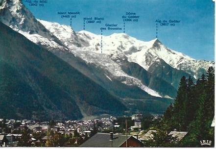 POSTAL L02479: El Montblanc