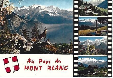 POSTAL L02480: A los pies del Montblanc