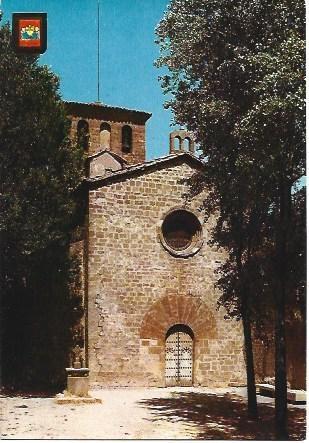 POSTAL L01710: Fachada del monasterio de Santa Maria de l'Estany