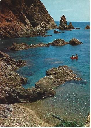 POSTAL L01716: Playa Els Canyers en la Costa Brava